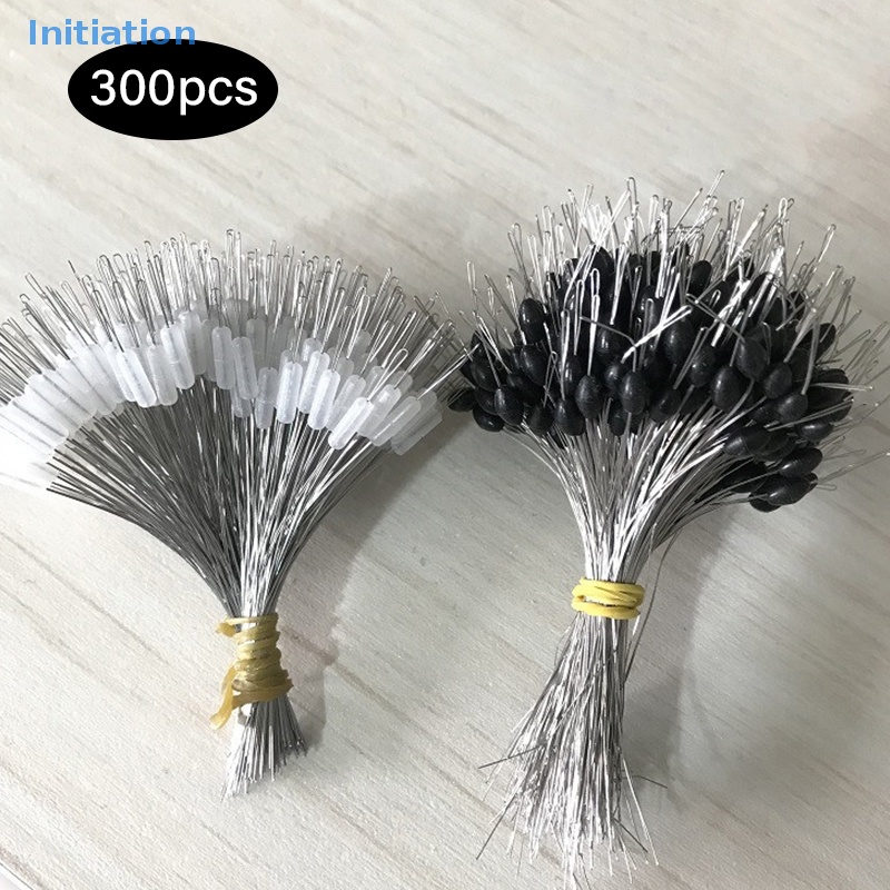 Iniciação 300pcs/lot Float Rubber Stopper Fishing Bobber Flutuador Espaço Cilíndrico B