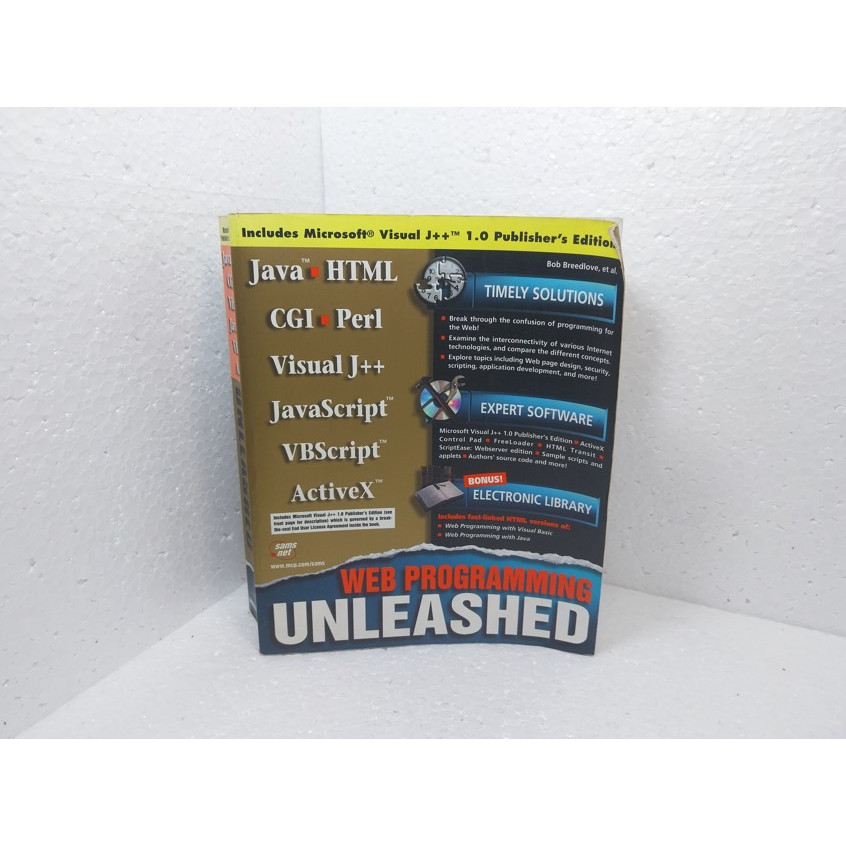 Livro Web Programming Unleashed - Bob Breedlove (em Inglês 1996 com o CD)
