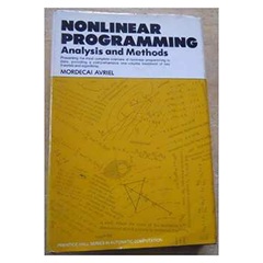 Nonlinear Programming - Analysis and Methods autor Mordecai Avriel