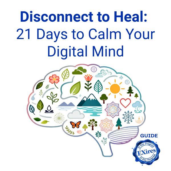 Disconnect to Heal: 21 Days to Calm Your Digital Mind - English