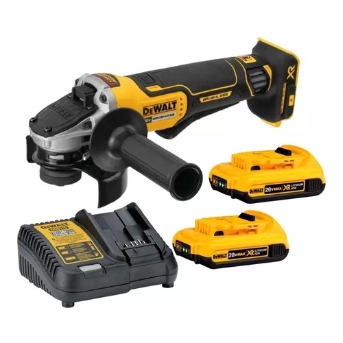 Lixadeira Esmerilhadeira Dewalt Dcg413b + 2 Baterias 20v e carregador Bivolt