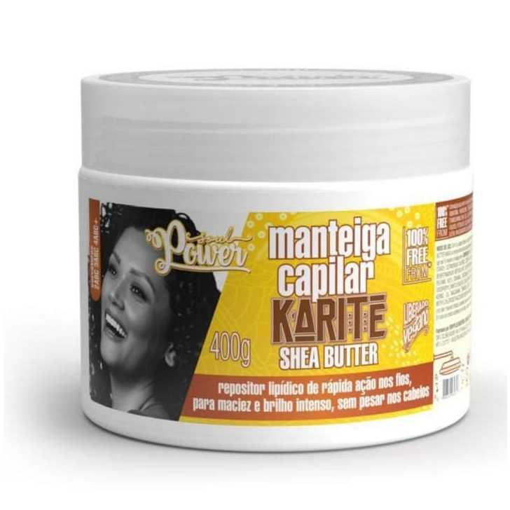Manteiga Capilar Manteiga De Karité shear  butter  400g Soul Power