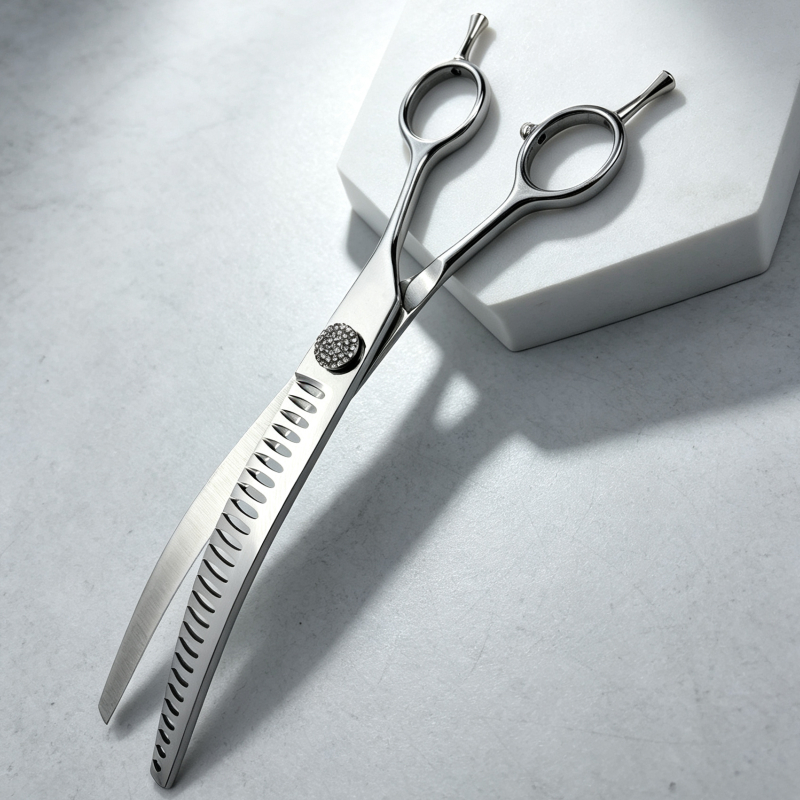 Wingsbro Curved Chunkers Dog Grooming Tesoura 8.5 