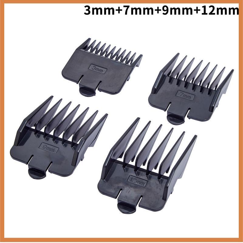 [BG] 4pcs Universal Cut Clipper Limitb Guia Tamanho De Fixação Barbeiro Substituição Elétrica Push Shear BR