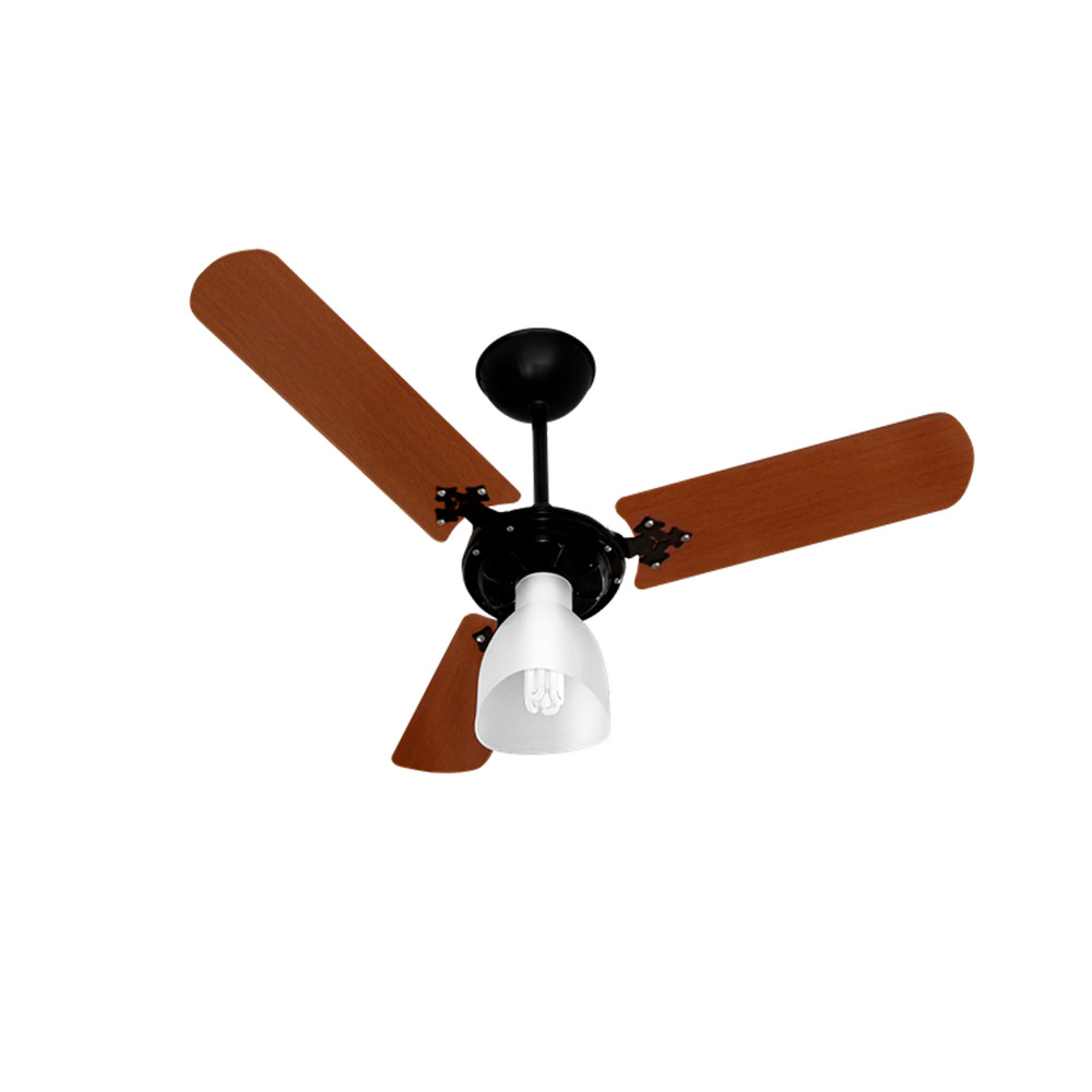 VENTILADOR DE TETO VENTIDELTA MOGNO PRETO 4 PÁS 127V 130W VERÃO CALOR 9.9