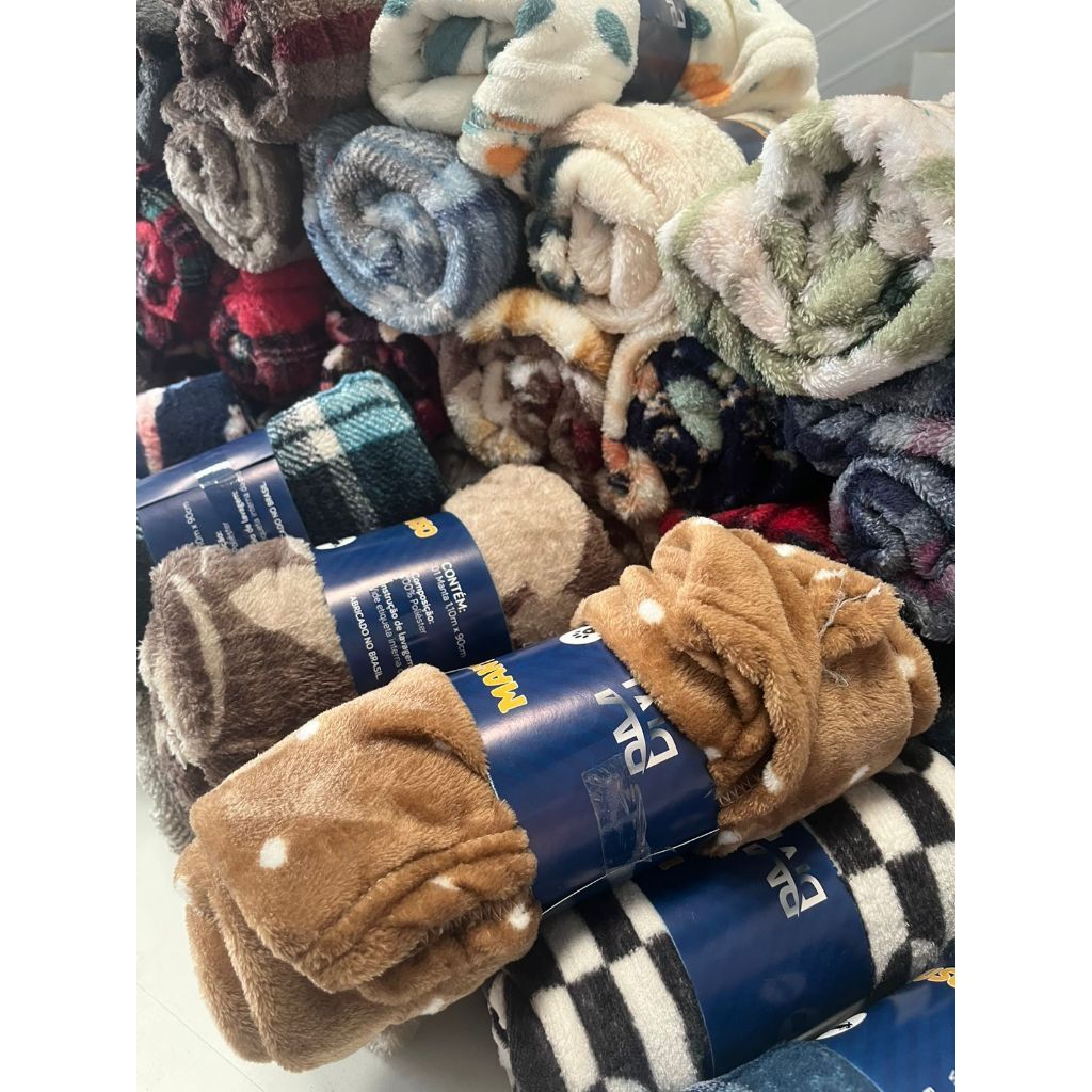 KIT 10 Mantas pet bebe soft QUENTINHAS GRANDE 100 CM X 90 CM SUPER MACIAS CORES SORTIDAS