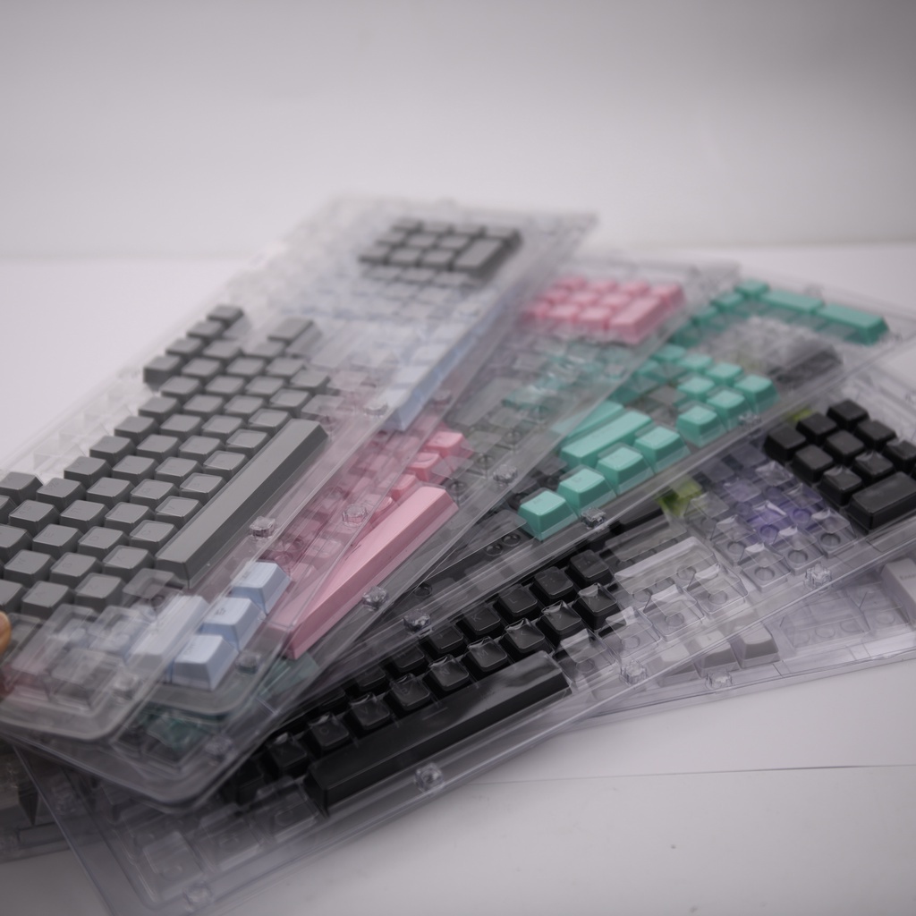 Duas Cores ABS Transparente Tampa De Chave Teclado Especial Cor Personalidade 87/104/108 Teclas