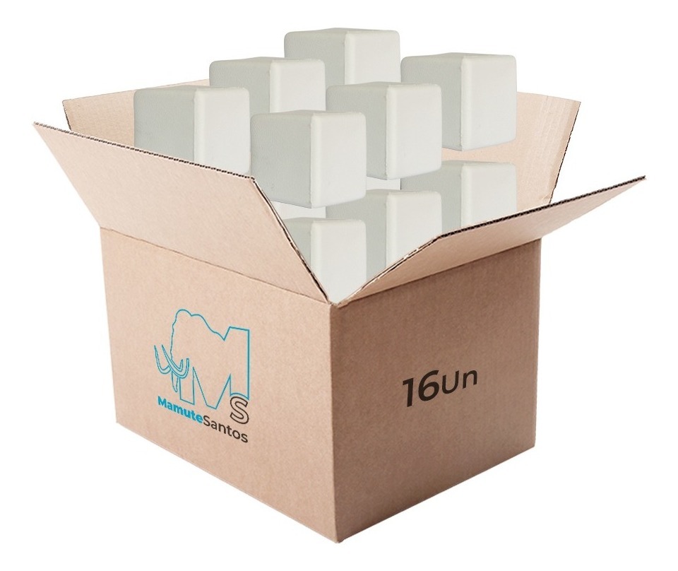 Ponteira Protetora Pé De Cadeira Quadrado 3cm Conjunto 16pc