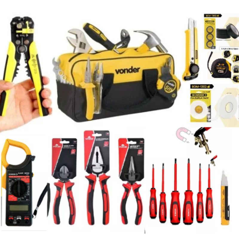 Kit Ferramentas Do Eletricista 1000v Profissional 16pçs