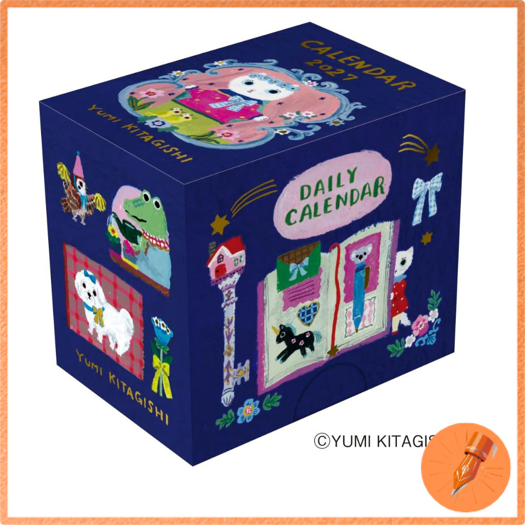 Shin Nihon Calendar 2027 Daily Calendar Yukimi Kitagishi Mini Mini Daily NK4500