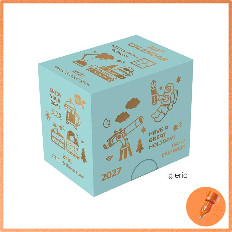 Shin Nihon Calendar 2027 Calendar Daily Tear-Off eric Mini Mini Daily Tear-Off NK4430