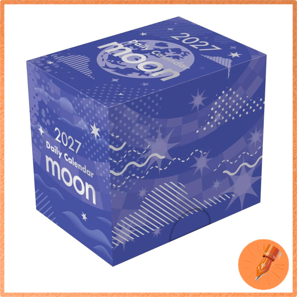 Shin Nihon Calendar 2027 Daily Flip Calendar moon Mini Mini Daily Flip NK4480