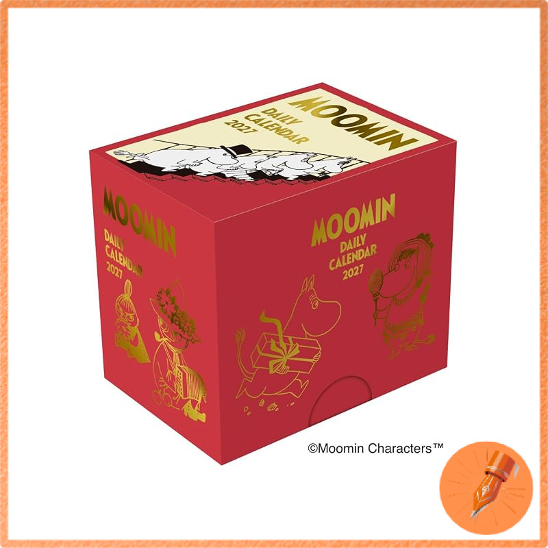 Shin Nihon Calendar 2027 Calendar Daily Flip Moomin Mini Mini Daily Flip NK4490