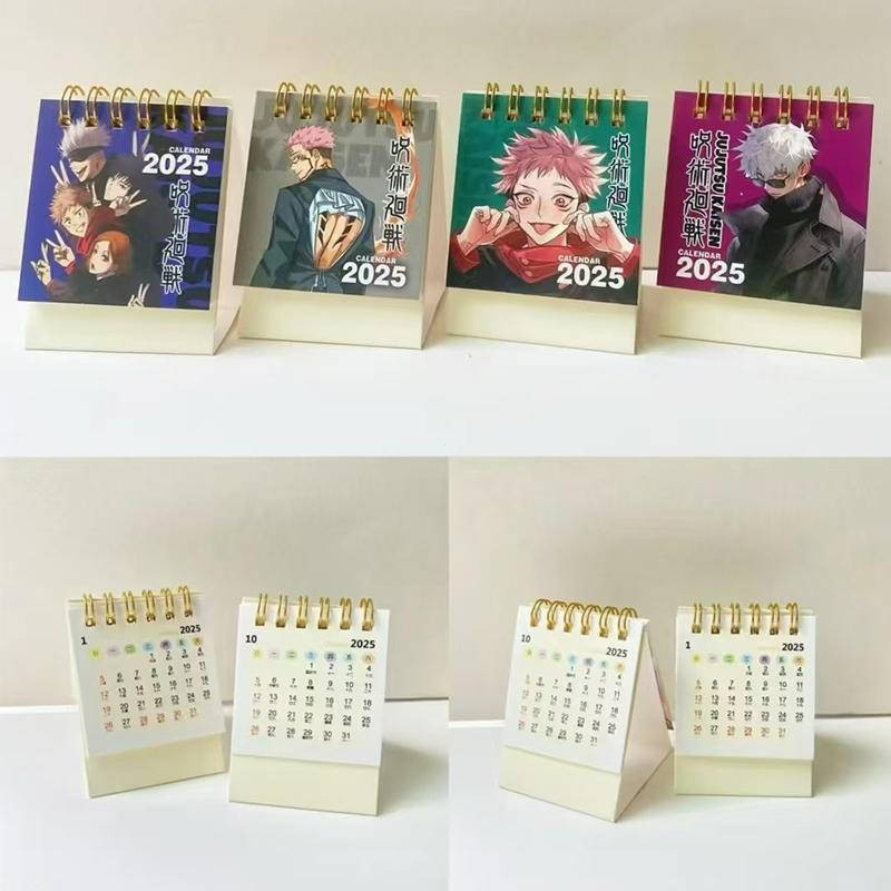 2025 < > < Volleyball > < Blue balloon > Mini paper desk calendar Daily Schedule Dual Calendar Noteboo