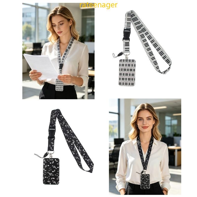 Tony Daily Carry Lanyard Sleeve Reels Set Alça Tema Musical