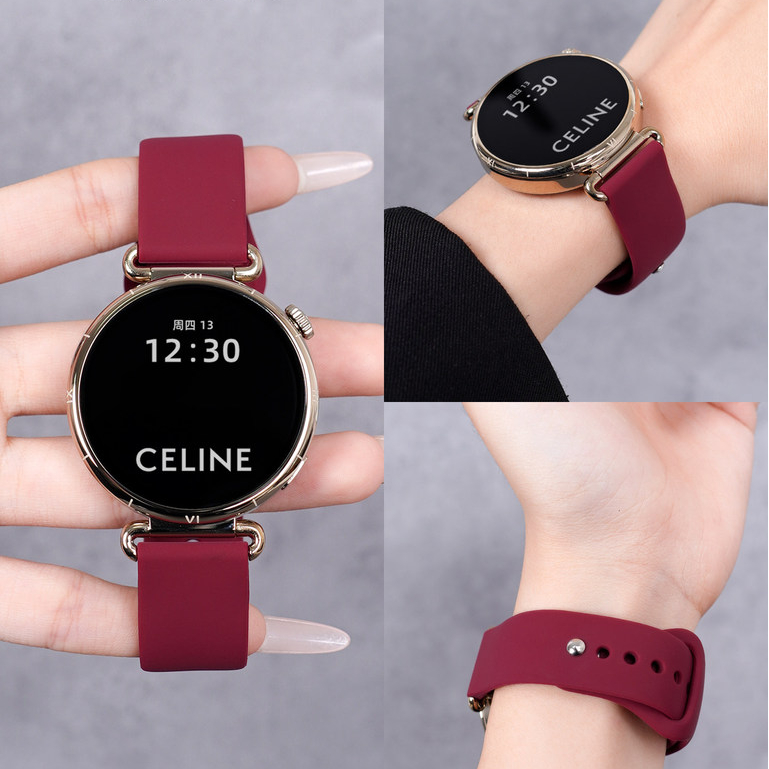Adequado para Huawei watch gt7/gt6 (41mm) GT5/GT4 pulseira de Silicone 18mm pulseira Xiaomi watch s4 (41mm)