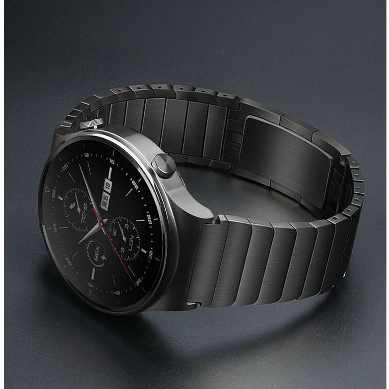 Pulseira de aço inoxidável de 22mm Adequada para Huawei gt7/gt6/gt5/gt4/gt6pro Pulseira metálica Porsche Glory watch5/4