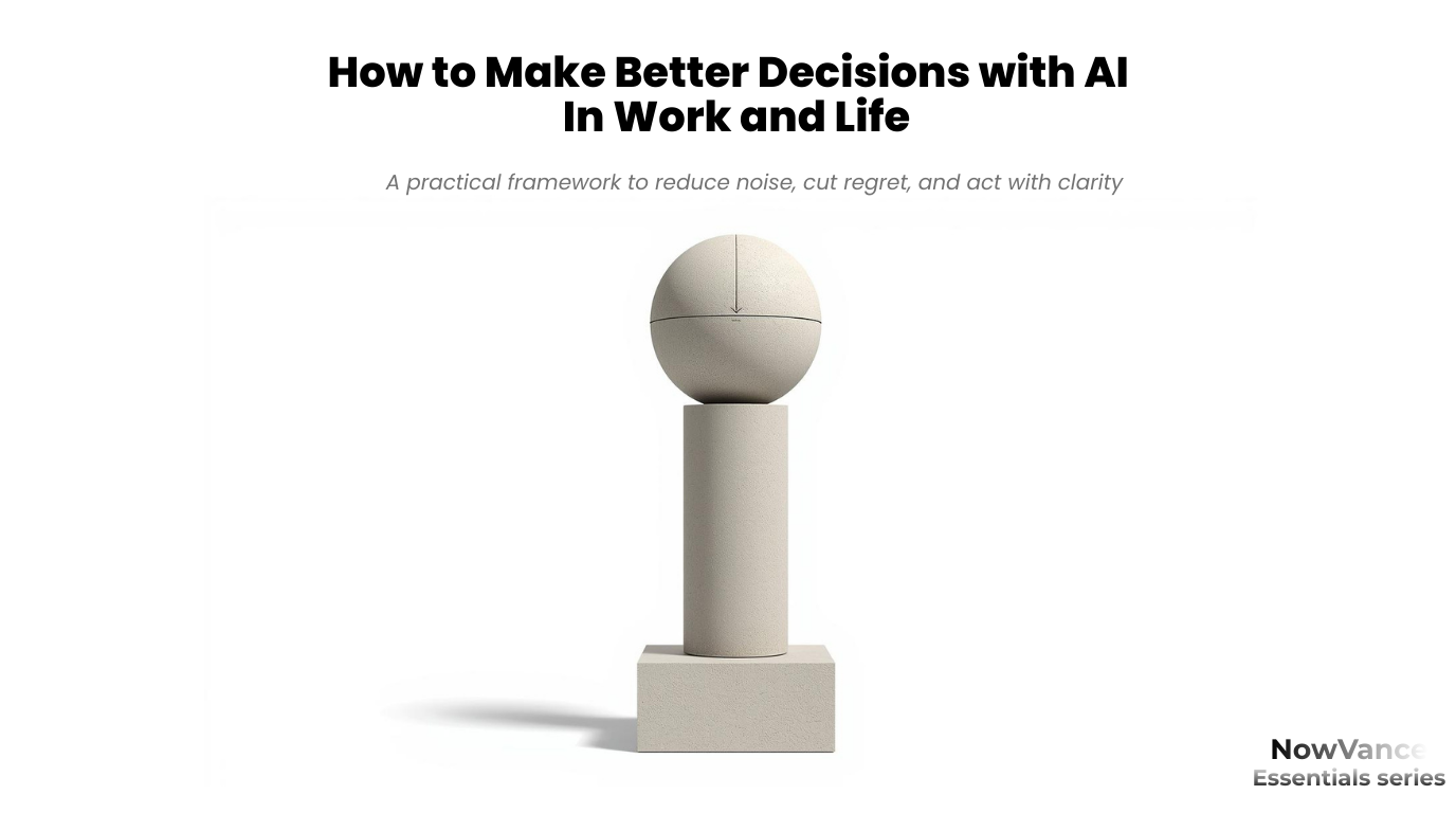 How to Make Better Decisions with AI — In Work and Life