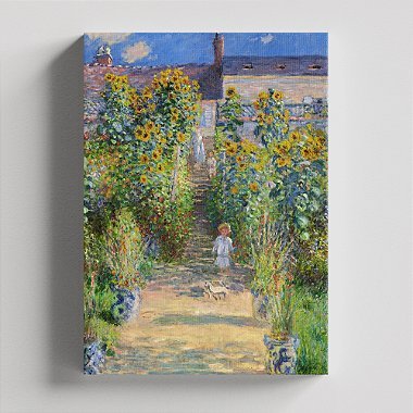 Quadro Canvas The artist's garden in Vétheuil Borda Infinita 40x60cm