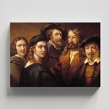 Quadro Canvas Five Artists Rembrandt Borda Infinita 40x60cm