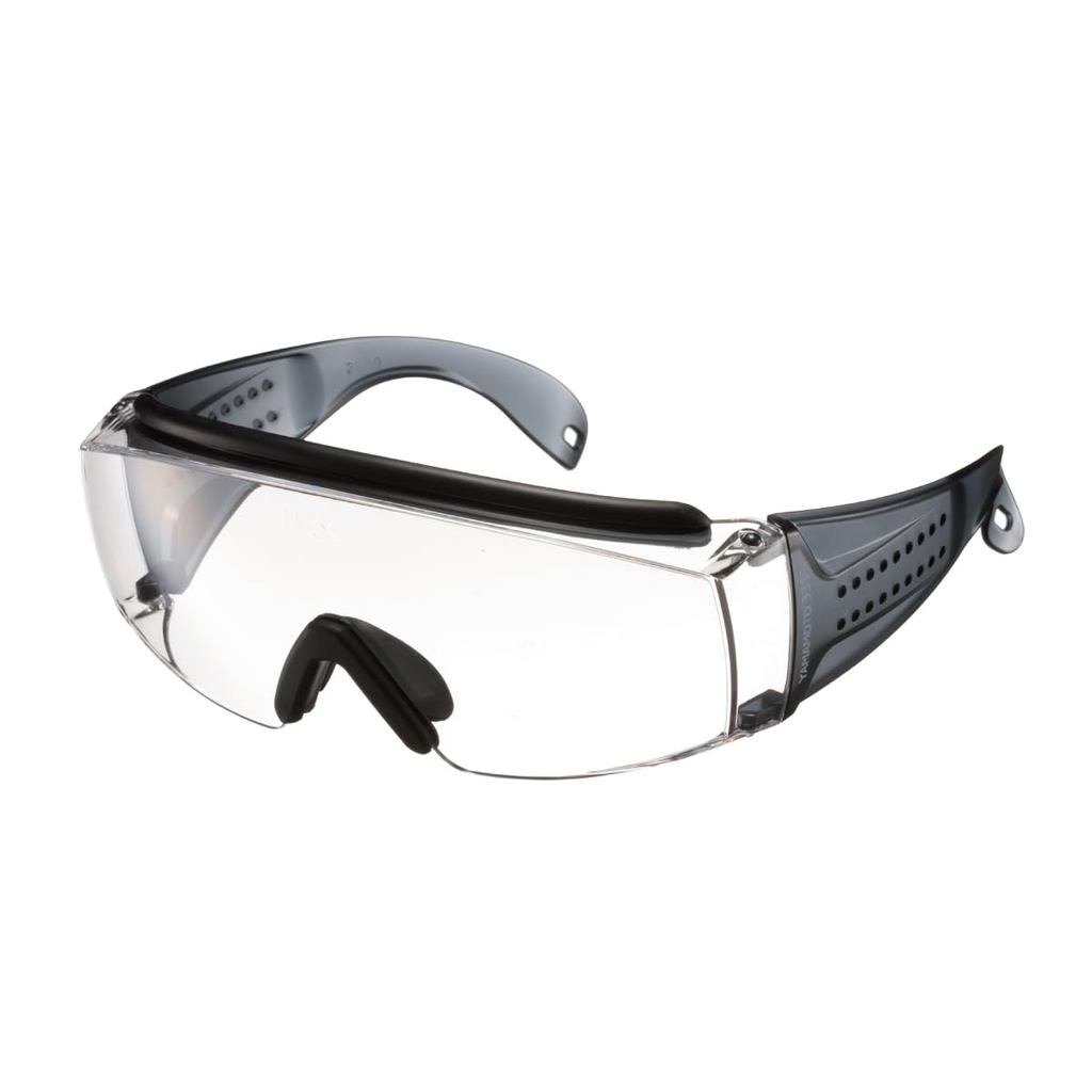 YAMAMOTO NO.331 Safety Glasses Over Glasses Scratch Resistant Clear Lens Made in Japan