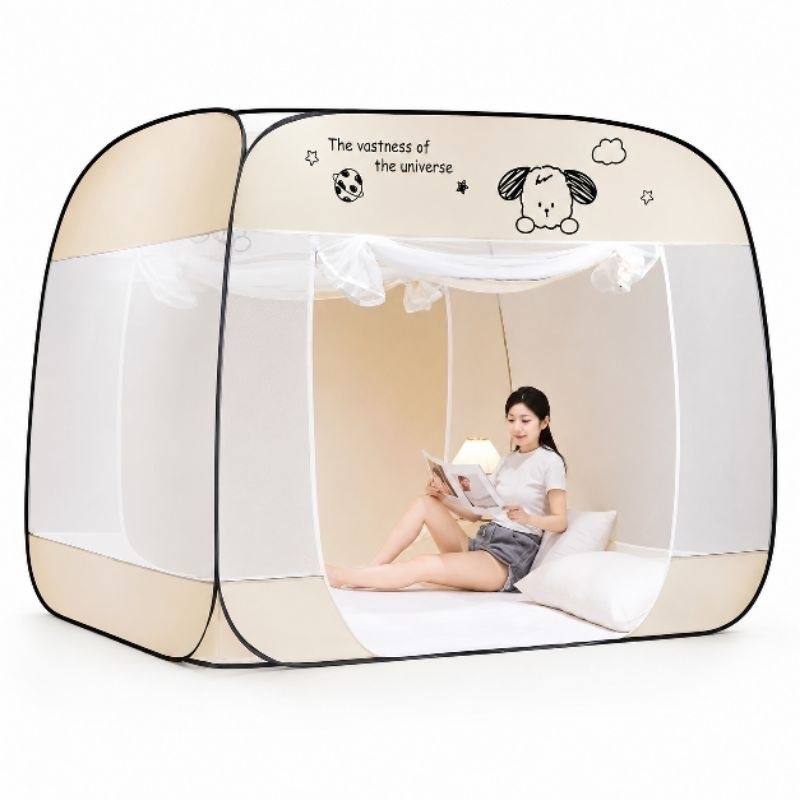 PROMOÇÃO 🔥 Mosquiteiro Cama King 200x150cm – Rede Anti Mosquito Dobrável com Desconto
