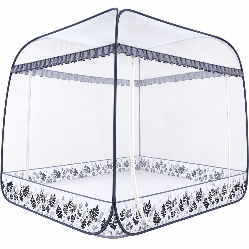 Rede Mosquiteira Cama Casal Queen 200x150cm Tela Favo de Mel Protetor Contra Pernilongo Mosquiteiro Anti-Insetos