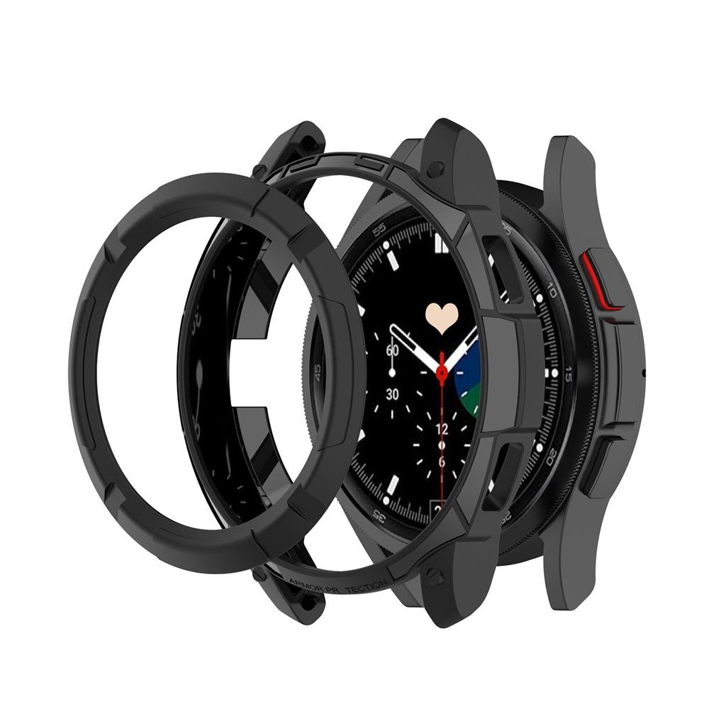 Capa Case com Protetor de Coroa para Samgung Galaxy Watch 4 46mm SM-R890 R895