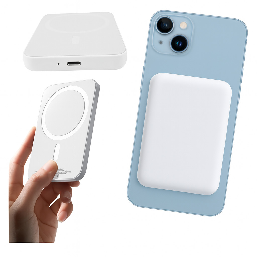 Carregador Portátil Compatível com Iphone Magnético MagSafe