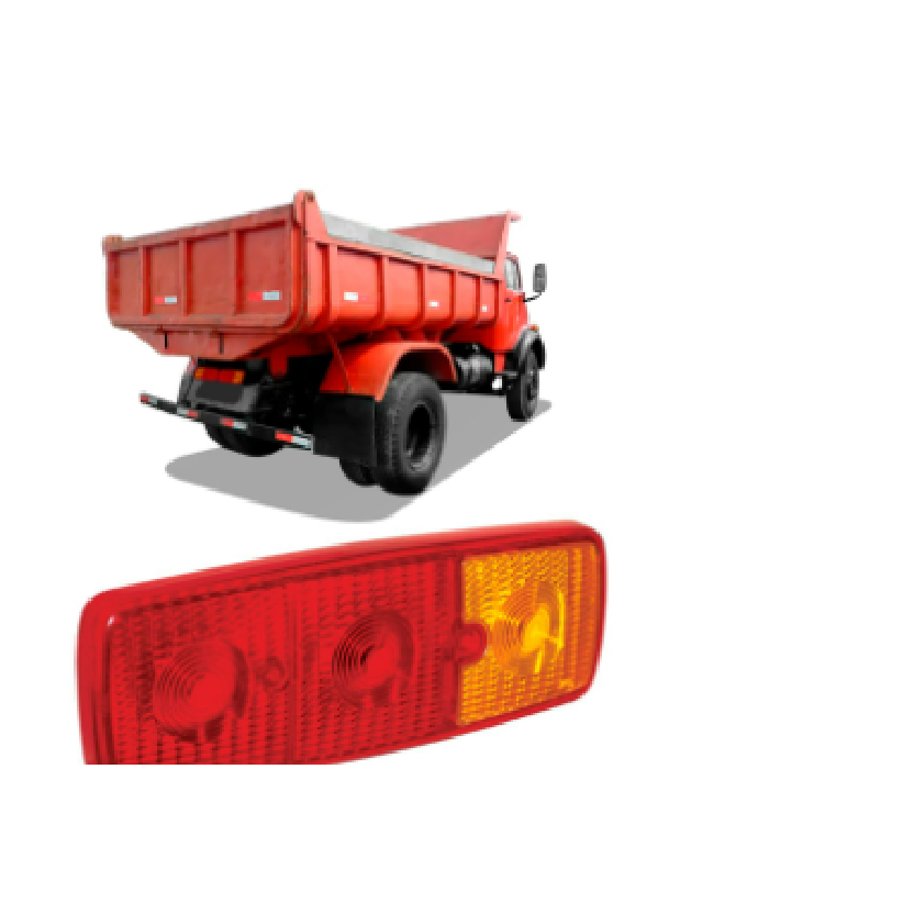 PAR DE LENTE DA LANTERNA TRASEIRA MERCEDES BENZ 1313/ 1513/ 1519/ 2013/ 2019 /88