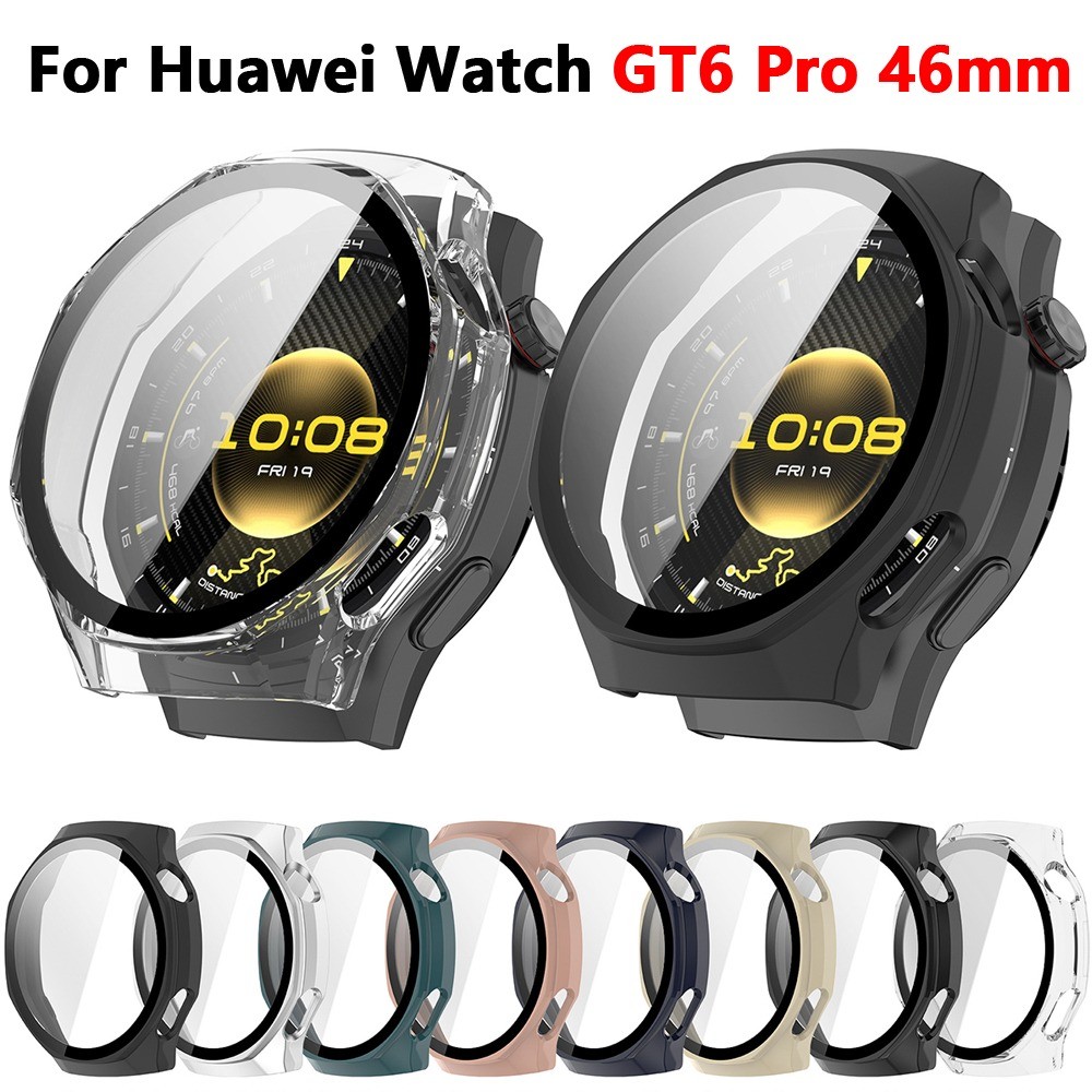 Protetor De Tela + Capa Para Huawei Watch GT6 Pro 46mm 2 Em 1 Protetora Completa
