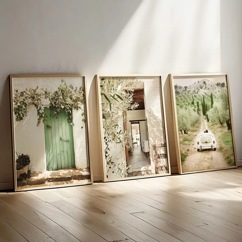 Mediterrâneo em Moldura: Texturas rústicas e paleta quente para decorar com alma