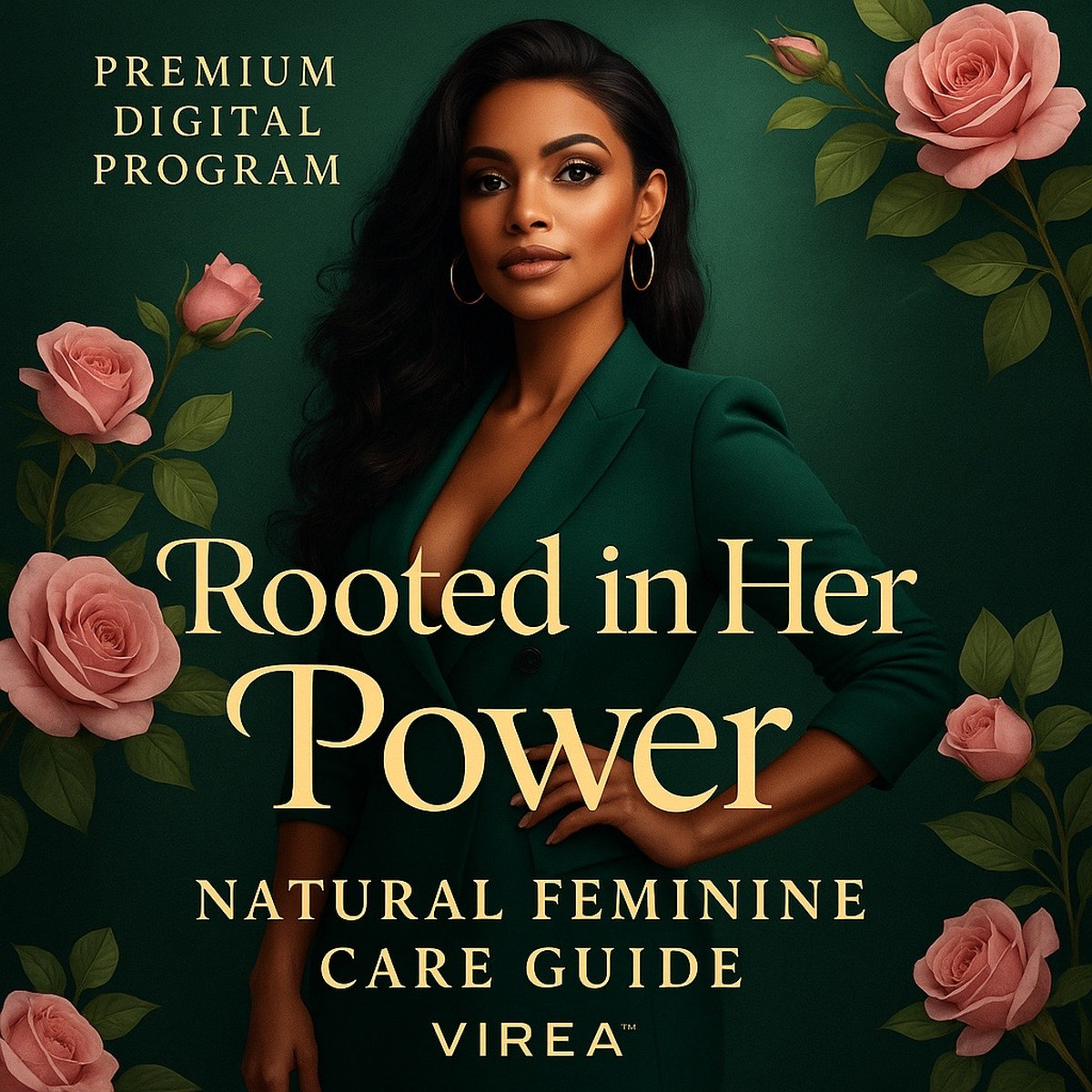 Rooted in Her Power – VIREA™ Premium Feminine Wellness Ebook