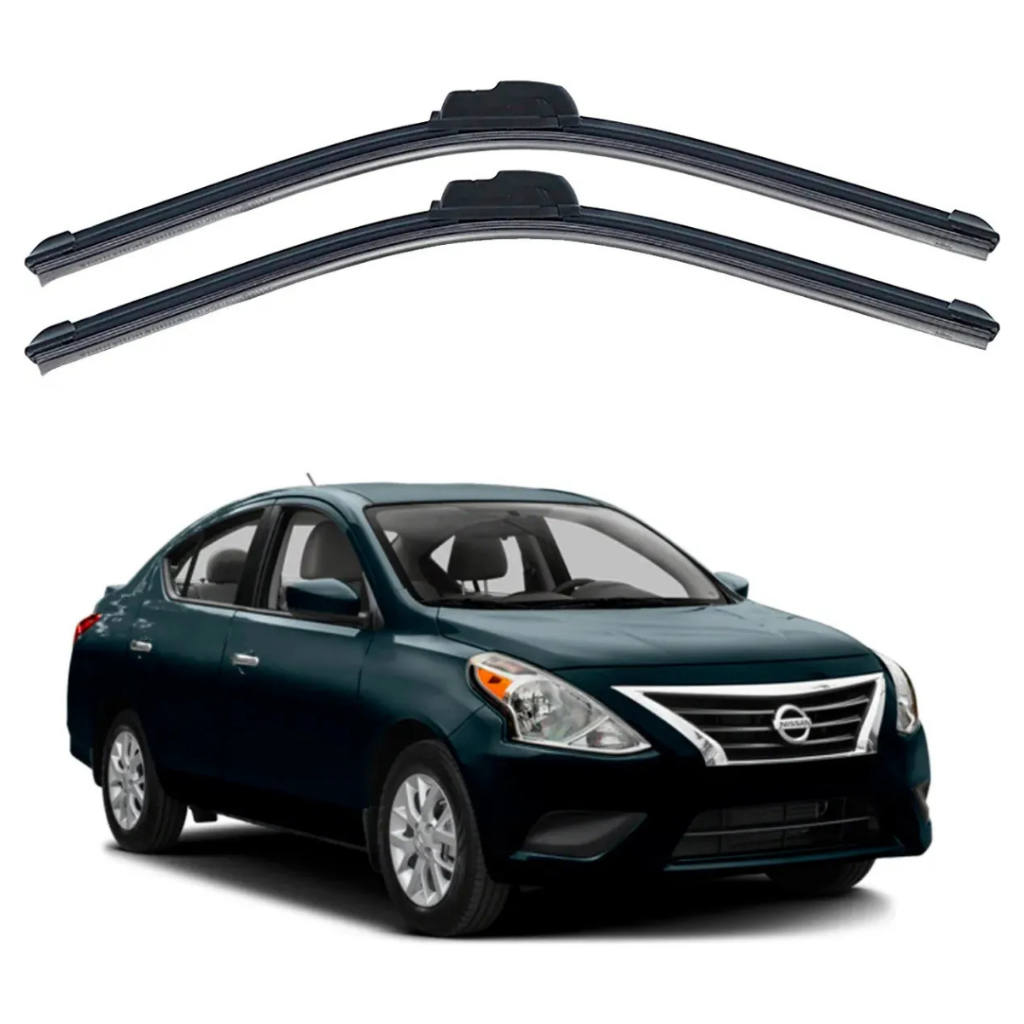 Par Palheta Limpador Parabrisa Versa Paleta Dianteira Versa Kit Limpador Parabrisa Nissan Versa