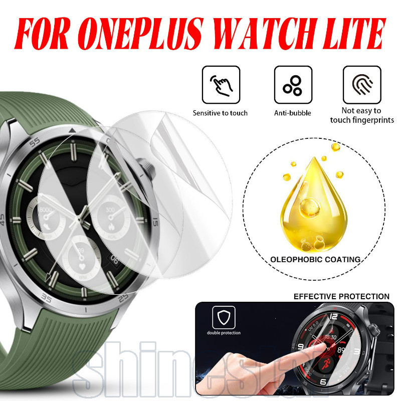 5/1 Unidade Para Filme Protetor OnePlus Watch Lite-Acessórios Smartwatch-Capa Composta-De Hidrogel Sensível Ao Toque-Ant