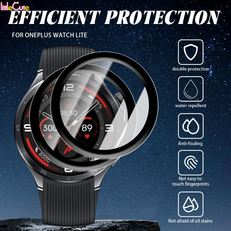 [HOT] 5/1 Unidade Para Filme Protetor OnePlus Watch Lite-Acessórios Smartwatch-De Tela HD De Hidrogel Sensível Ao Toque-