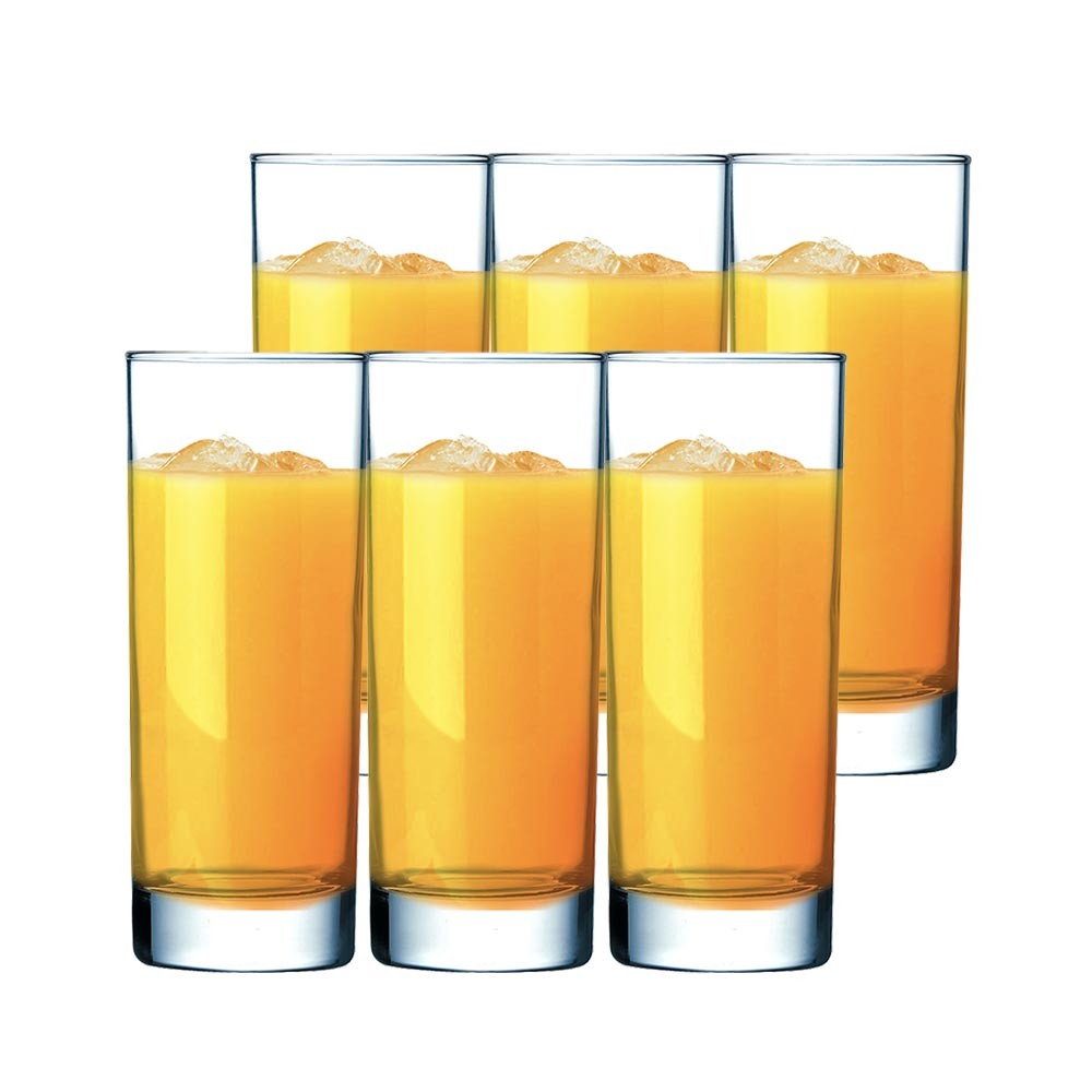 Jogo de Copo de Vidro Island Alto 6pcs, 310ml - Arc