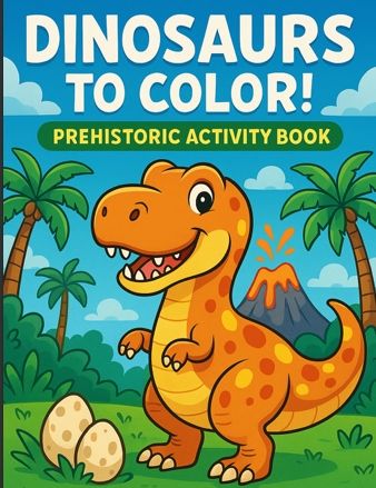 Dinosaur Fun: The Official Prehistoric Coloring Ebook