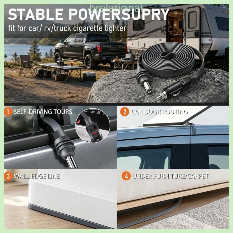 R Tomada Carro DC5 5x2 1mm Alimentação Para Estrela Flexível Metal E TPE Viagens