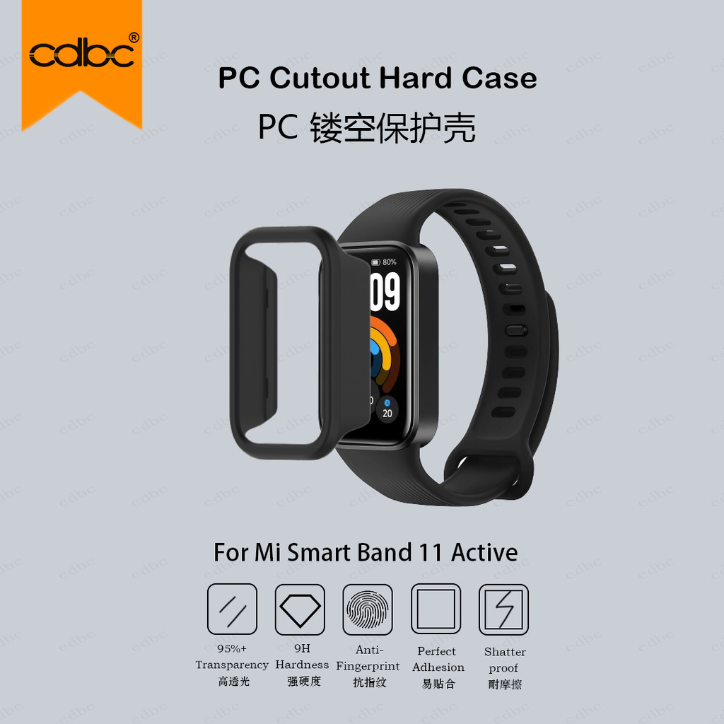 cdbc Capa Oca Para PC Xiaomi Band 11 Active , Recortes Precisos , Anticolisão , Antiarranhões , À Prova De Choque , Resp