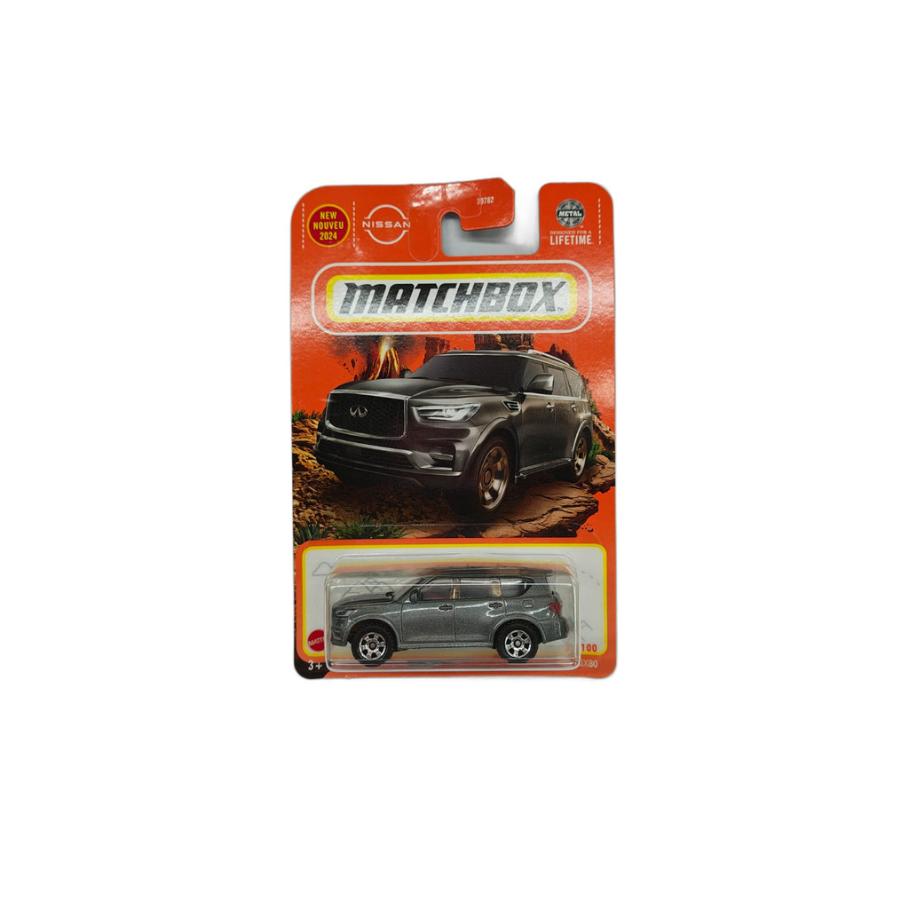 Carrinho Matchbox Nissan Infinity QX80 2022 Metal 6cm 1/64