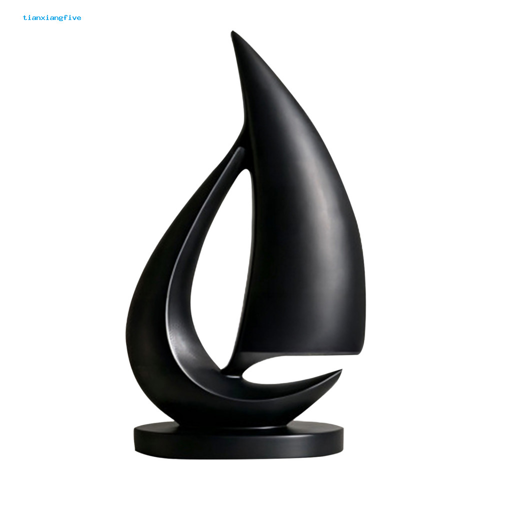 Sailboat Figurine Elegant Boat Decoration Modern 3d Printed Statue Shipping for Room Coffee Table Office Shelf and Cente