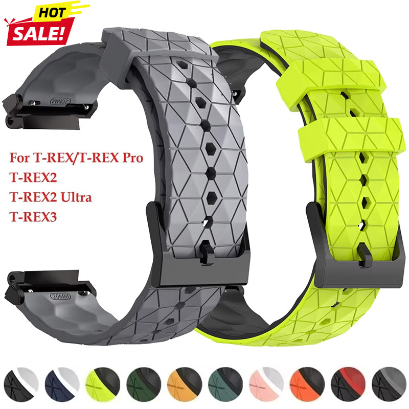 Pulseira Esportiva Macia Para Amazfit T-Rex 3 2 Ultra Smartwatch Relógio Inteligente De Silicone Correa/Pro Cinto De Pul