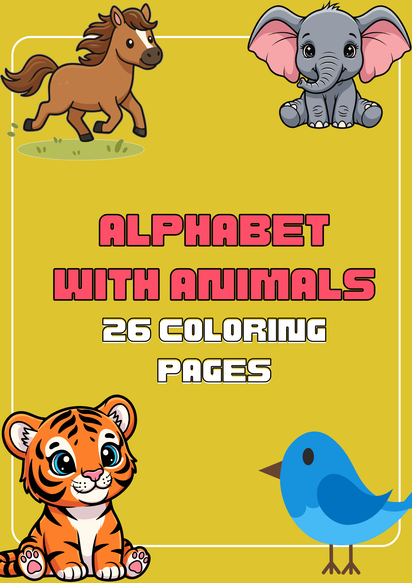 My First ABC Animal Coloring Book