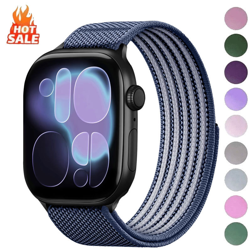 Pulseira Esportiva Para Apple watch band Série 12 11 10 9 8 7 SE Ultra 49mm 46mm 45mm 44mm 42 41 40mm Cinto Correa iWatc