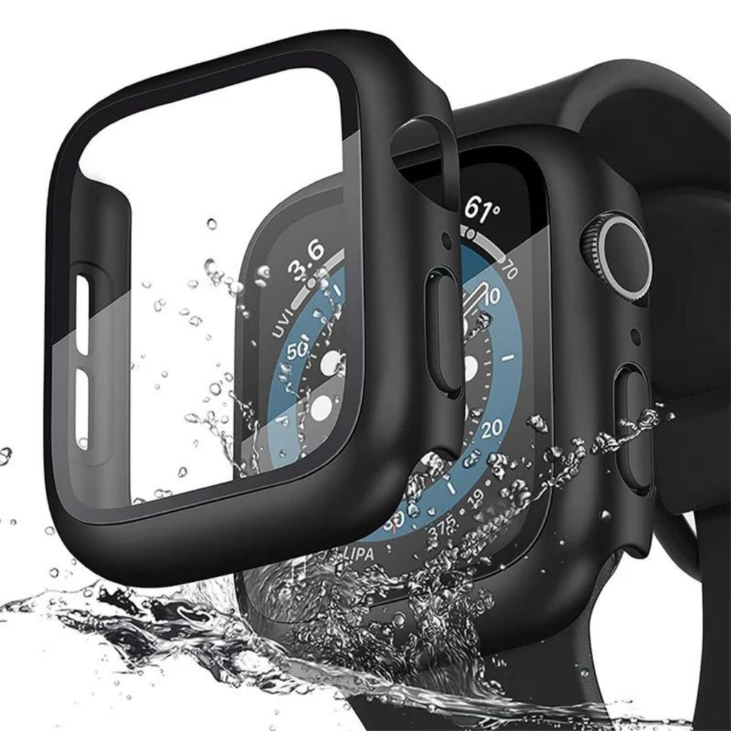 Capa Case Proteção Tela Vidro Temperado Smartwatch 38 40 41 42 44 45 49mm Ultra 1e 2 e Apple Watch