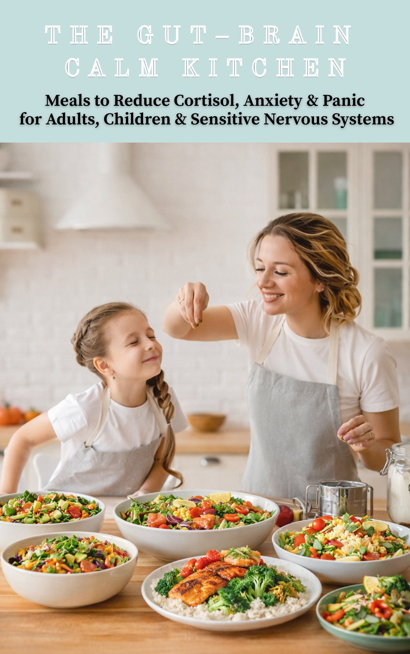 THE GUT–BRAIN CALM KITCHEN / Meals to Reduce Cortisol, Anxiety & Panic for Adults, Children & Sensitive Nervous Systems