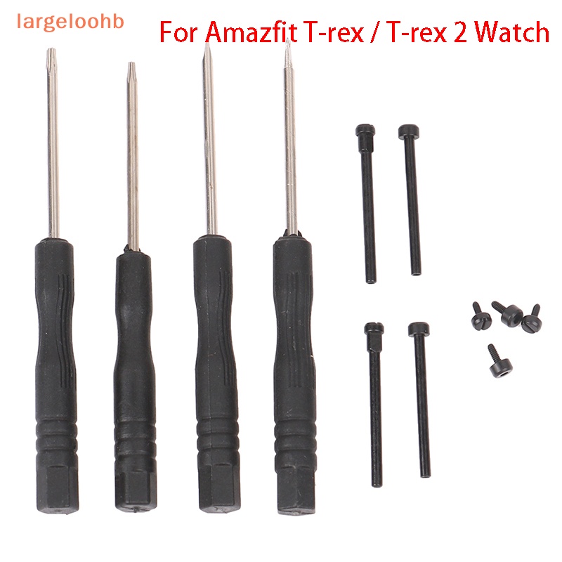 [largeloohb] 1 Conjunto Para Huami Amazfit T-rex/2 Conector De Relógio Adaptador De Haste De Parafuso Acessórios De Pino