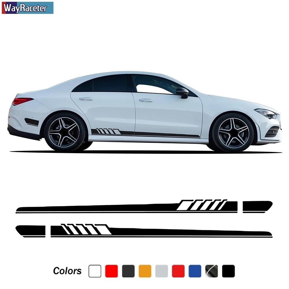 Saia Lateral Da Porta Do Carro Listra Adesivo Edição 1 Decalque Para Mercedes Benz CLA Classe CLA45 CLA35 AMG C117 X117