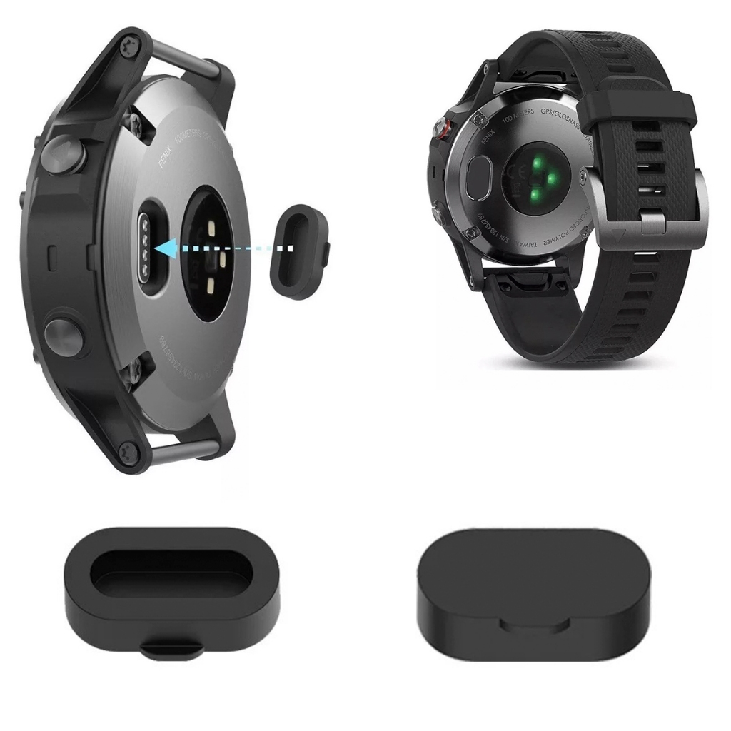 Tampa Plug case À Prova De Poeira Para Garmin forerunner 55
